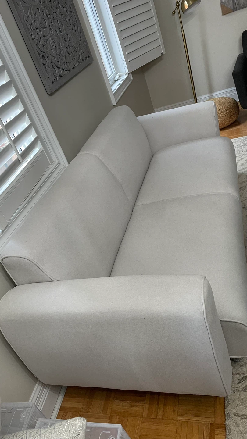Cream 2-Seater Sofa structube