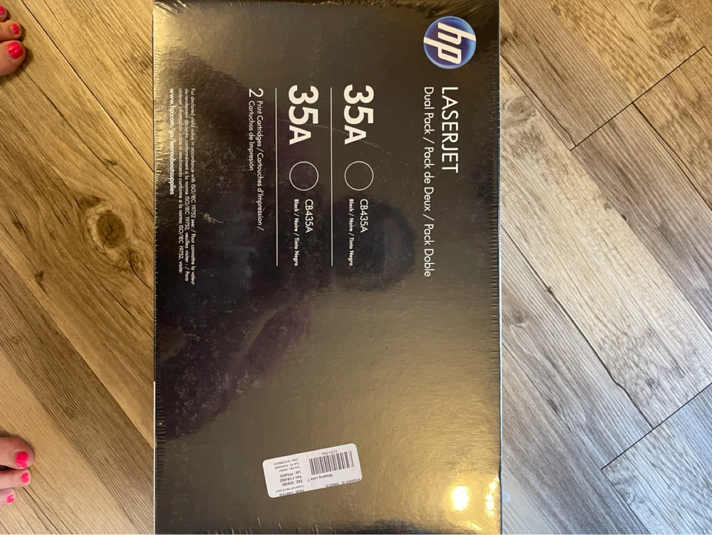 HP LaserJet 35A CB435A Black Toner Cartridge Dual Pack