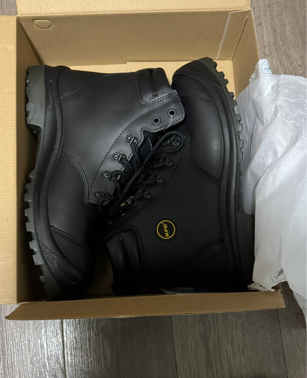 KPR Safety Boots - Size 12 US / 46 EU - Black - photo 4