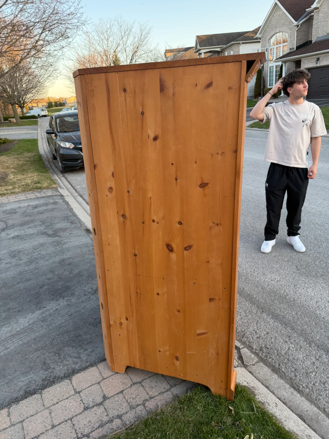 Solid Wood Corner Cabinet - teak wood - photo 2