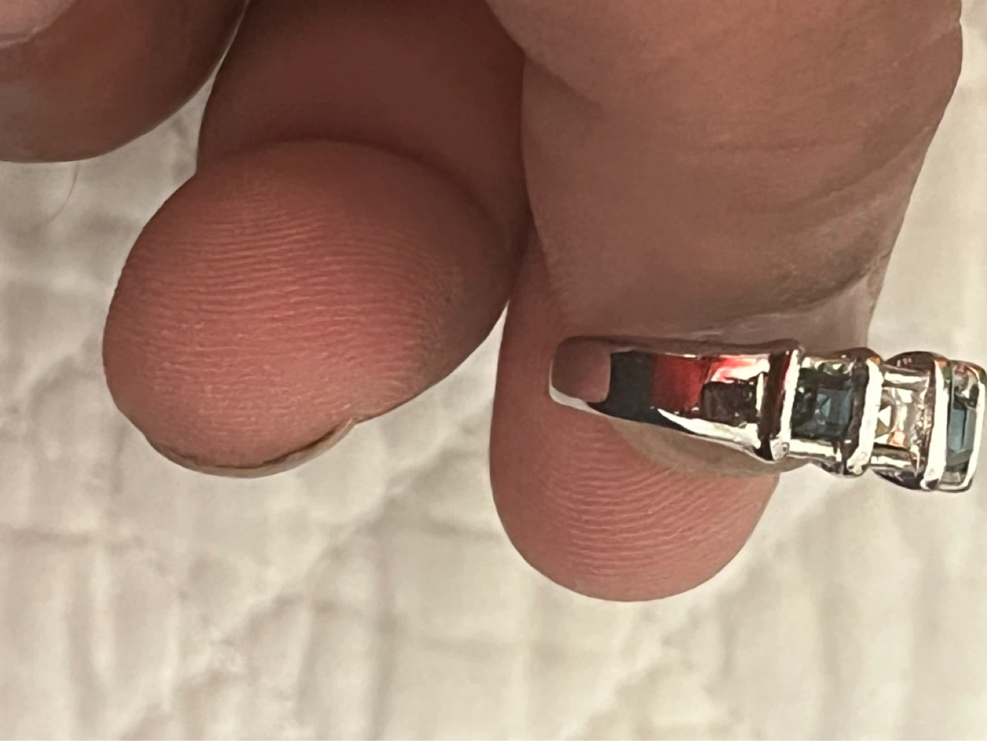 Silver Gemstone Ring - photo 3