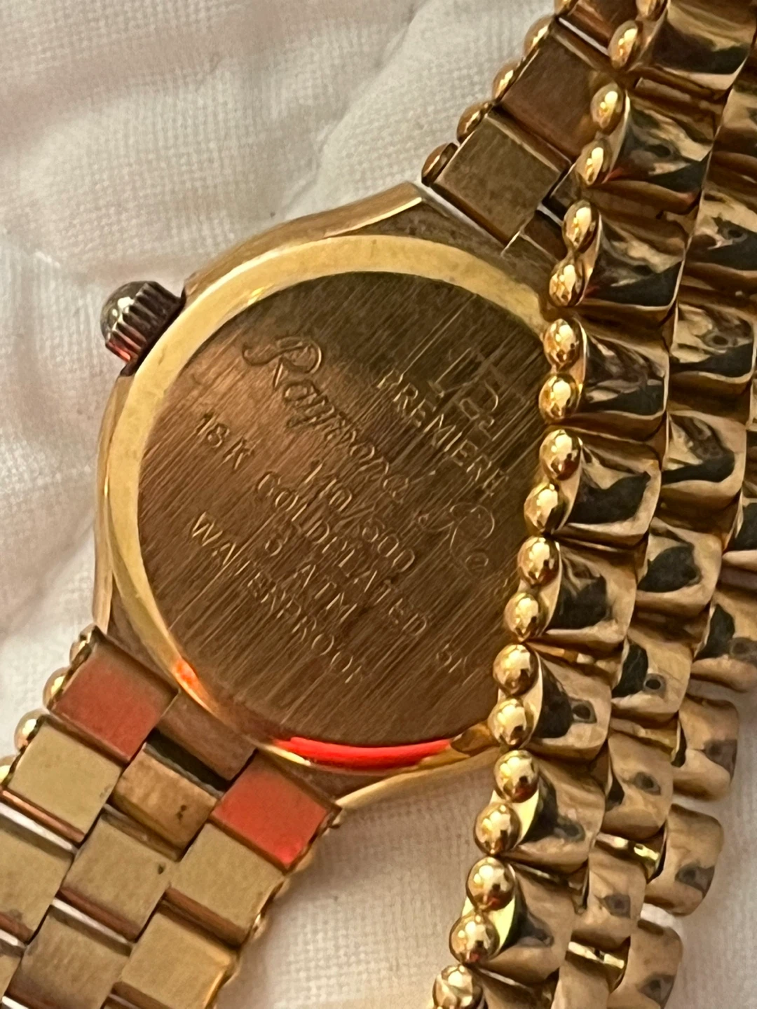 Raymond Renee Premier Gold Plated Quartz Watch - photo 3