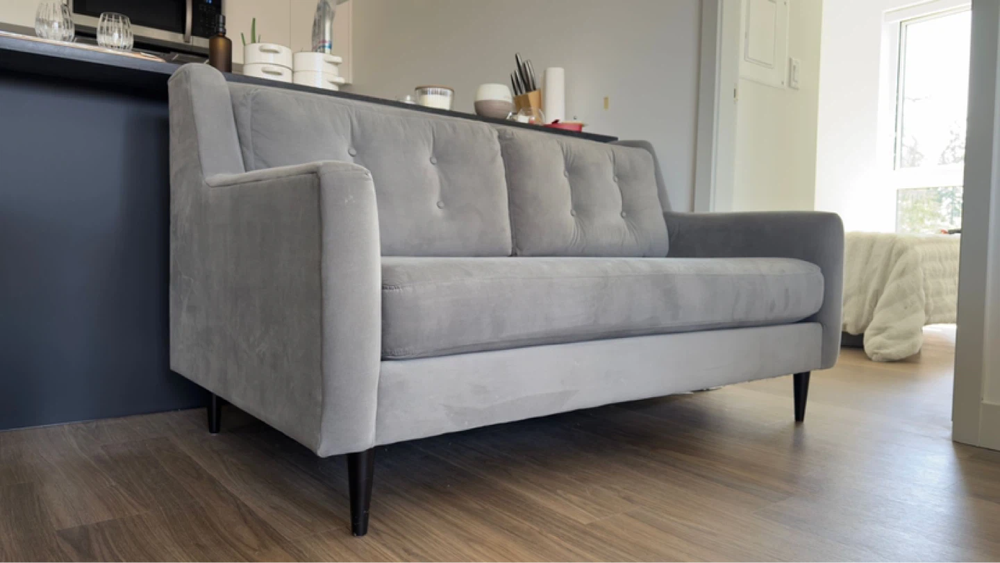Grey Loveseat Sofa