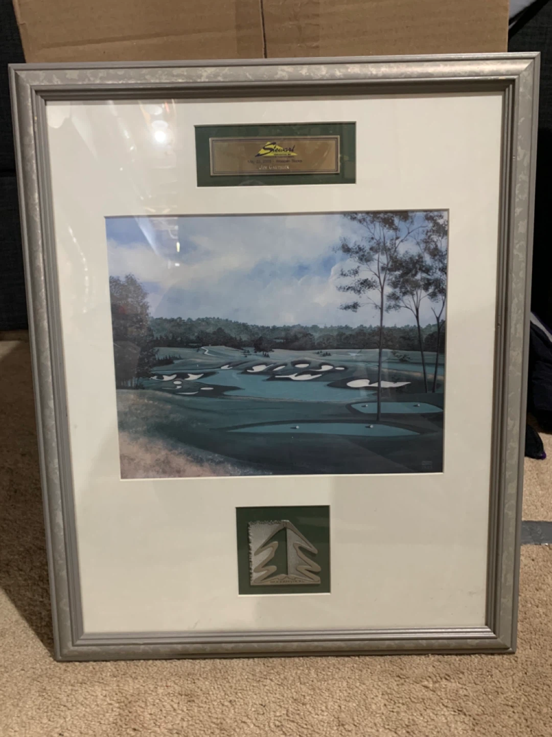 Framed Golf Course Print by Stewart - photo 2
