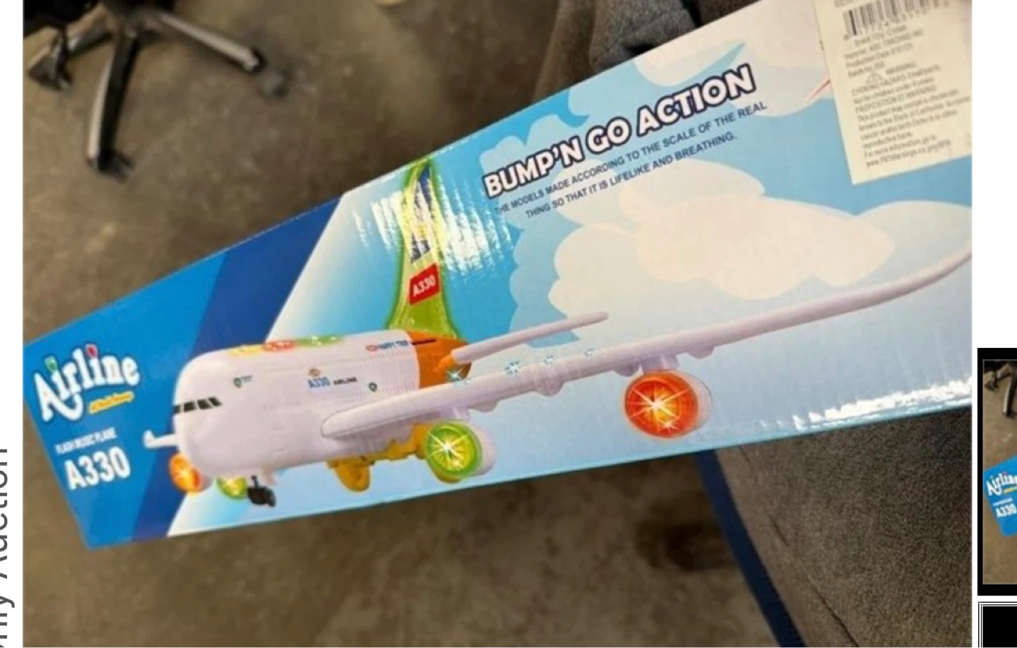 Bump and go toy plane🌴