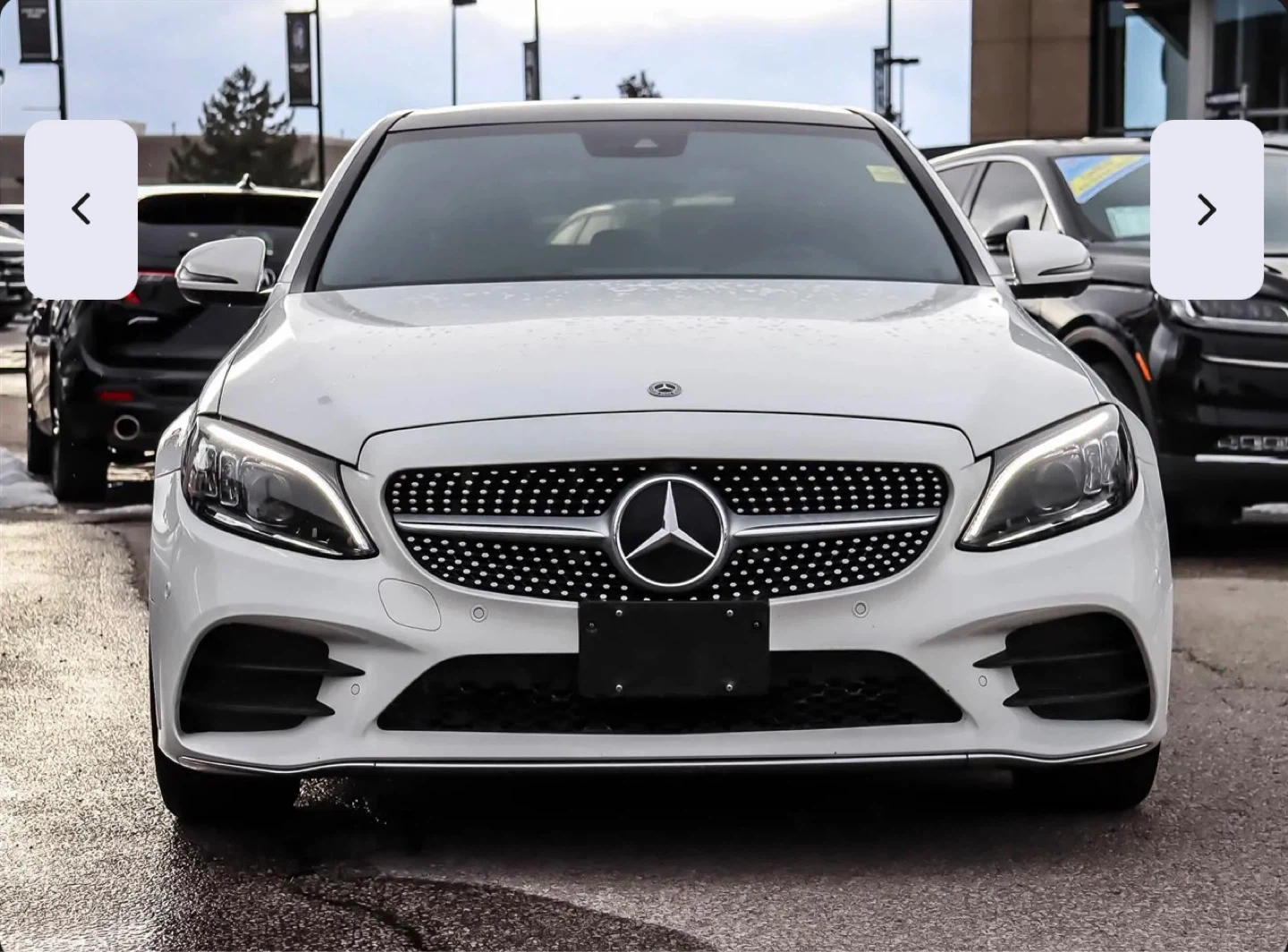 White Mercedes-Benz C300 4MATIC Sedan