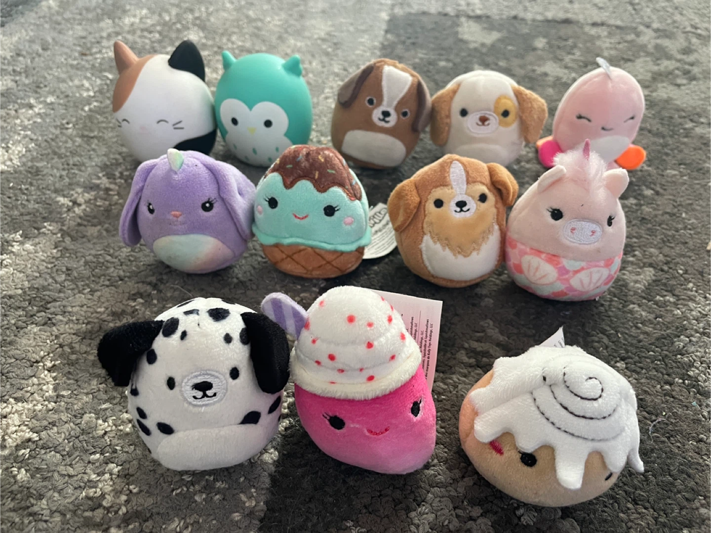 Mini squishamellow toys