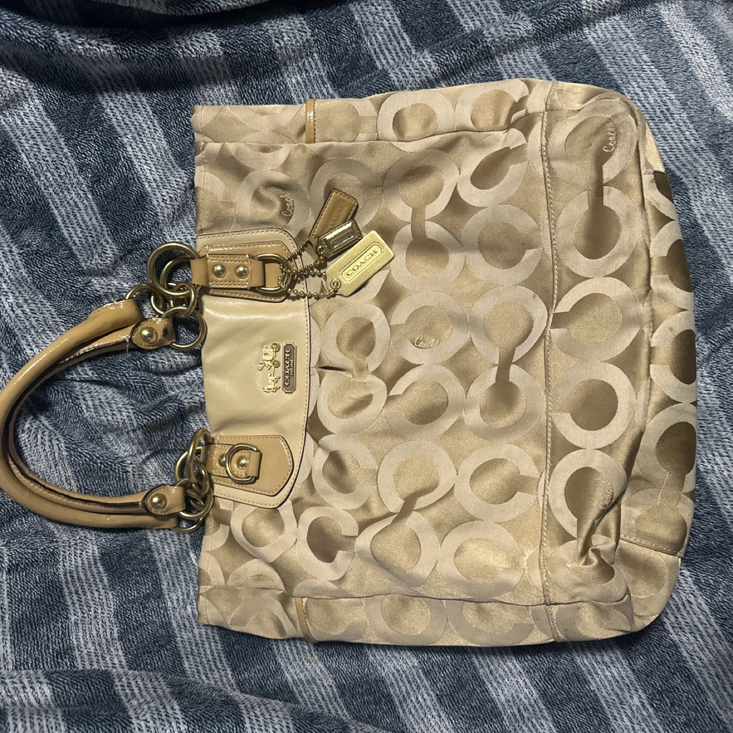 Coach Monogram Tote Bag