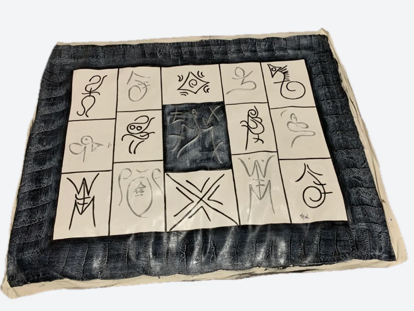 Decorative Wall Art with Symbols