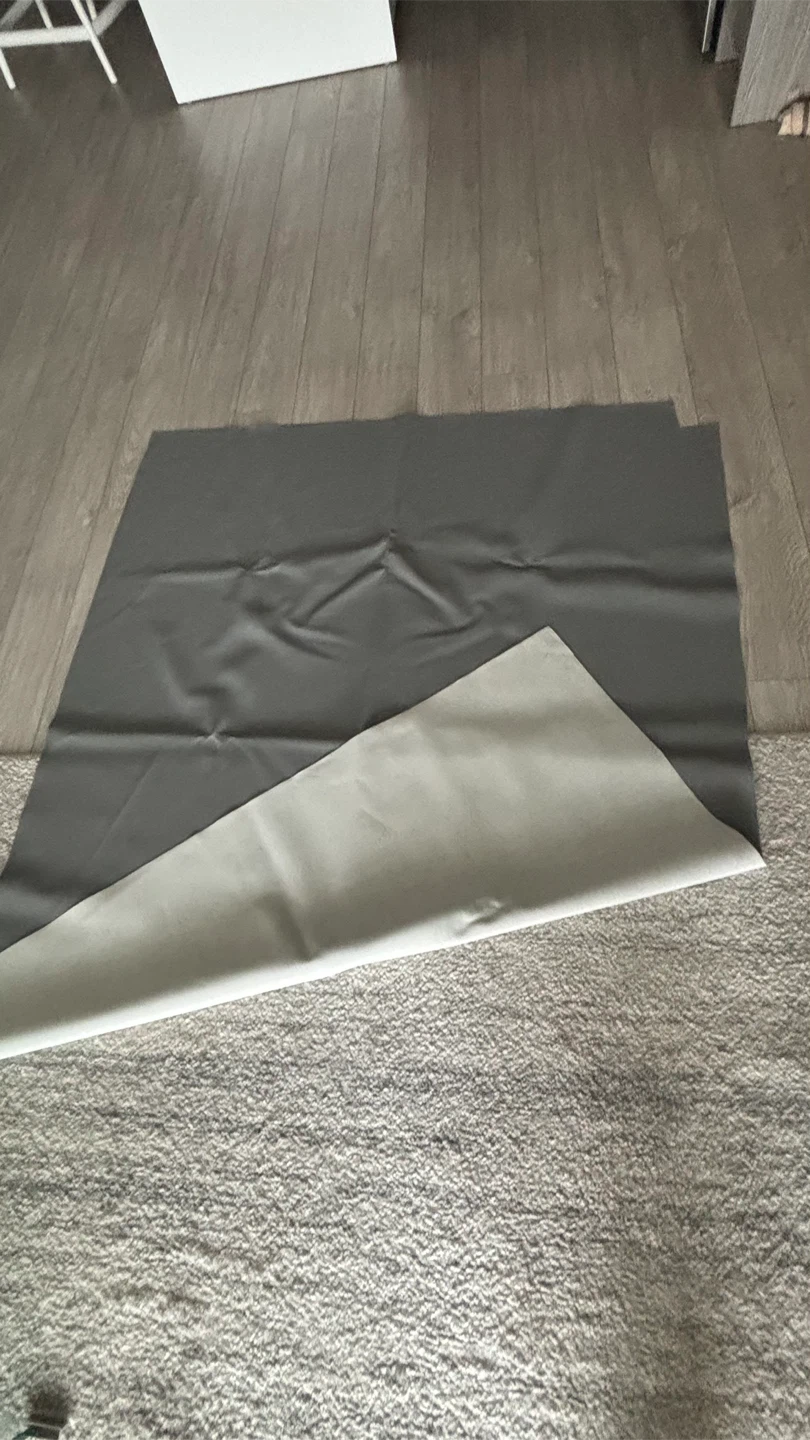Background fabric: Grey white vinyl Fabric Sheet - photo 5