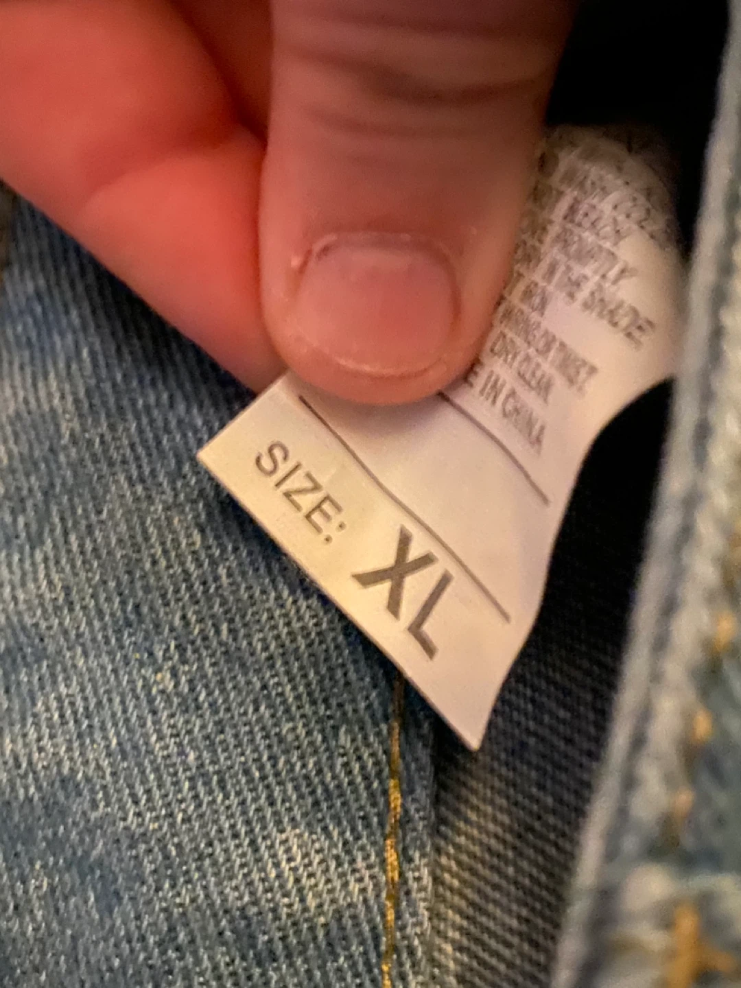Light Wash Wide Leg Jeans - Size XL - photo 2