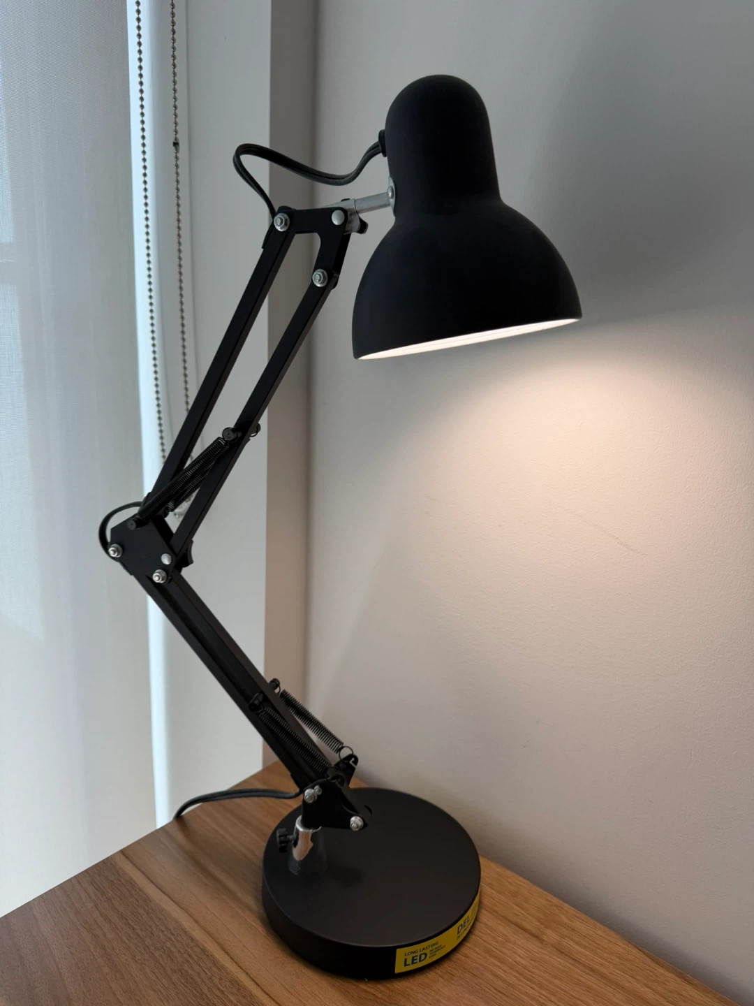 Black Adjustable LED Desk Lamp - Ikea