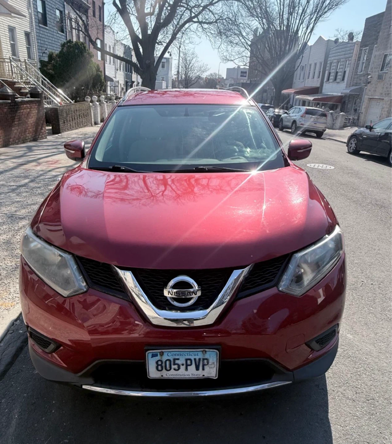Nissan Rogue 2014 Red SUV