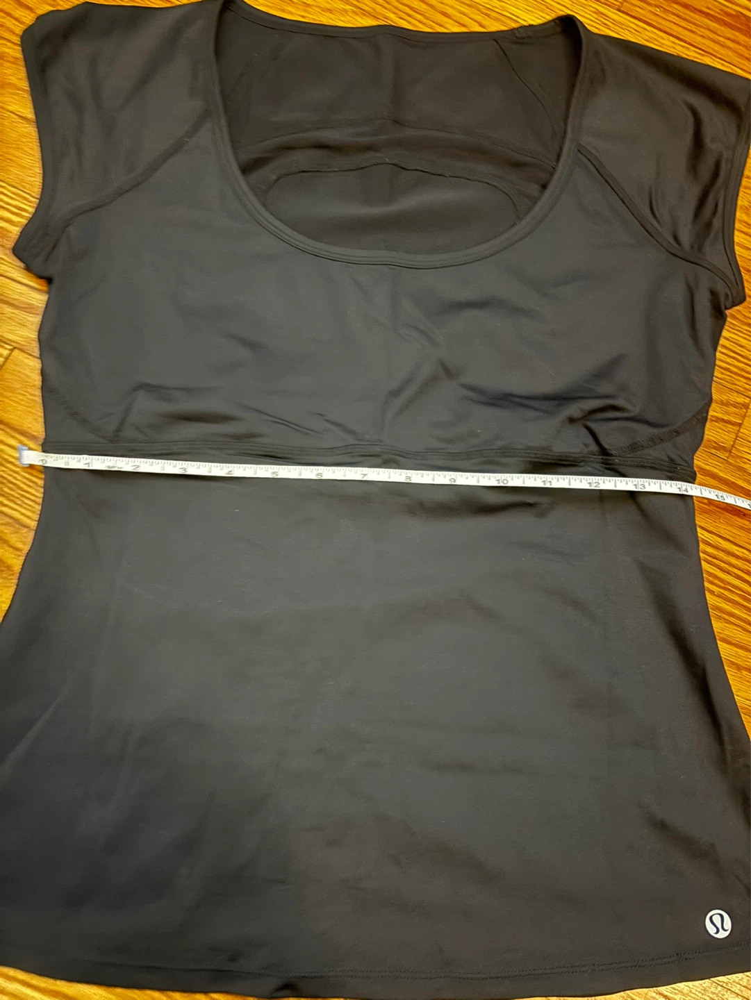 Lululemon athletica Black Short-Sleeve Scoop Neck Top - photo 3