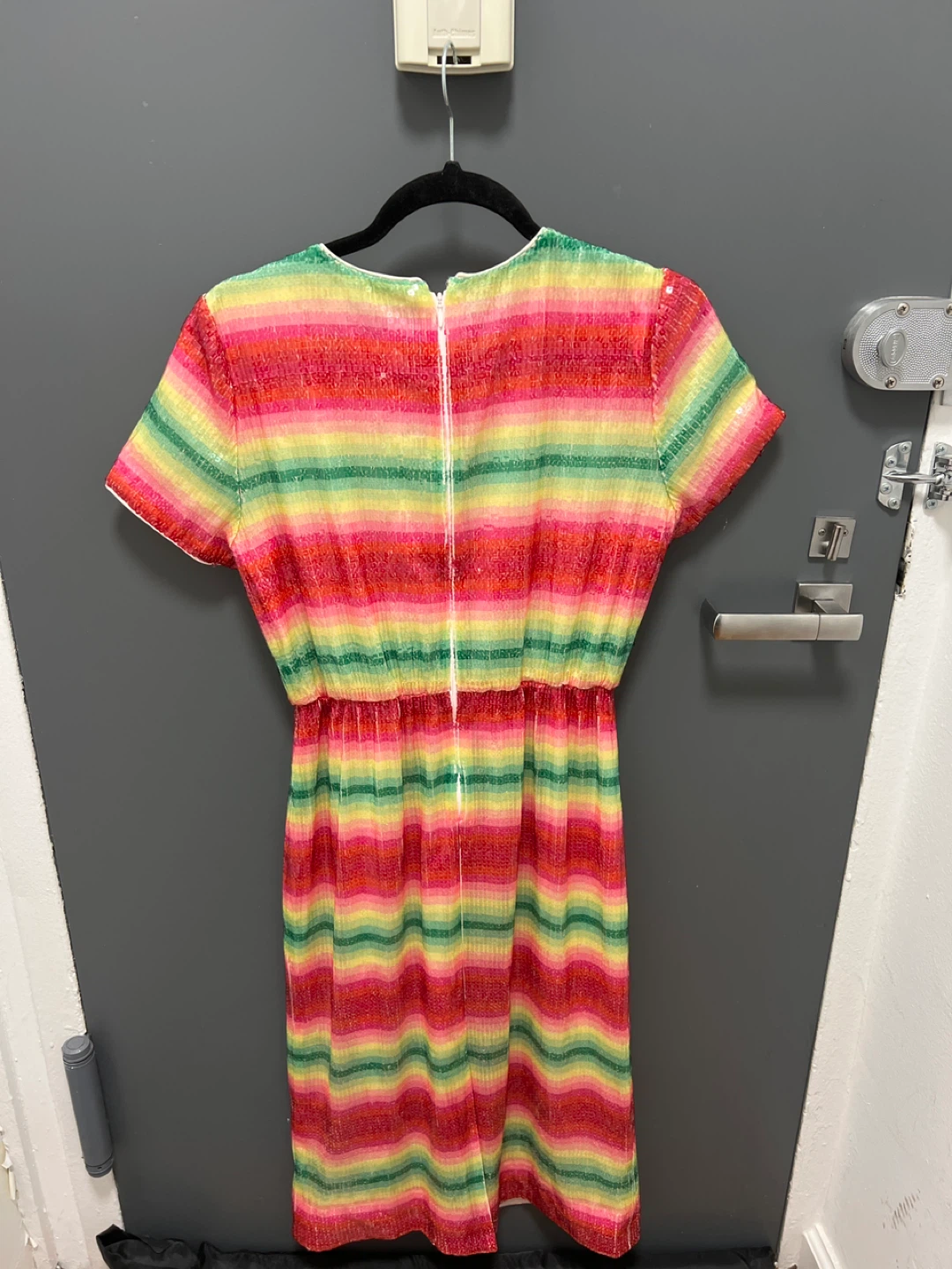 J.Crew Rainbow Sequin Short Sleeve Dress - photo 2