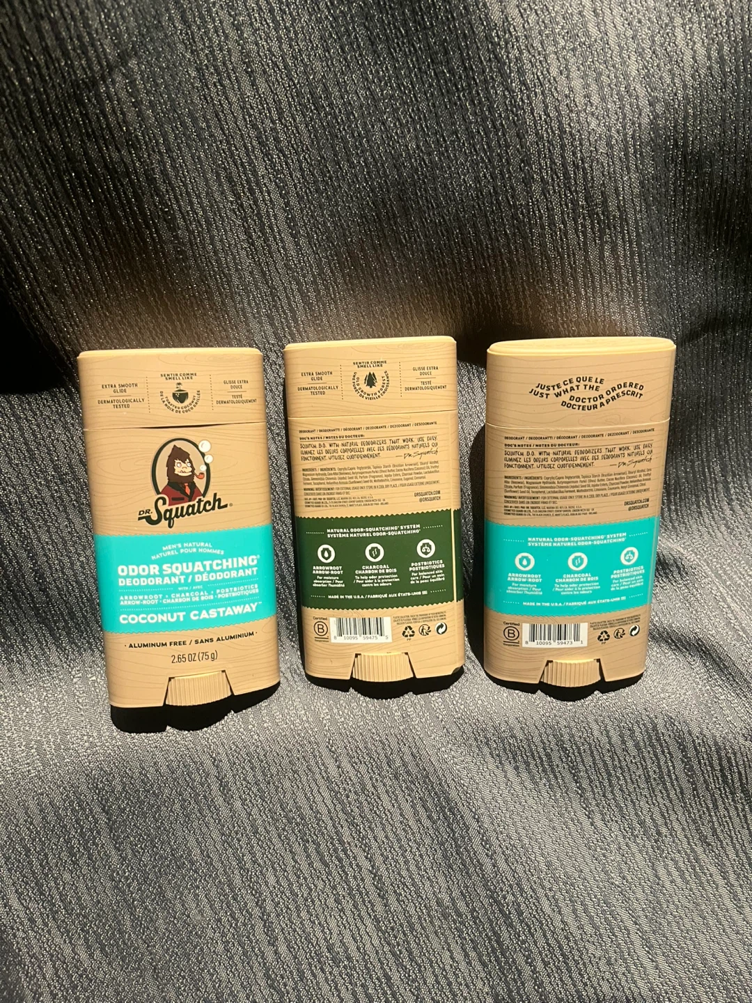 Dr. Squatch Odor Deodorant -3 Pack) - photo 2