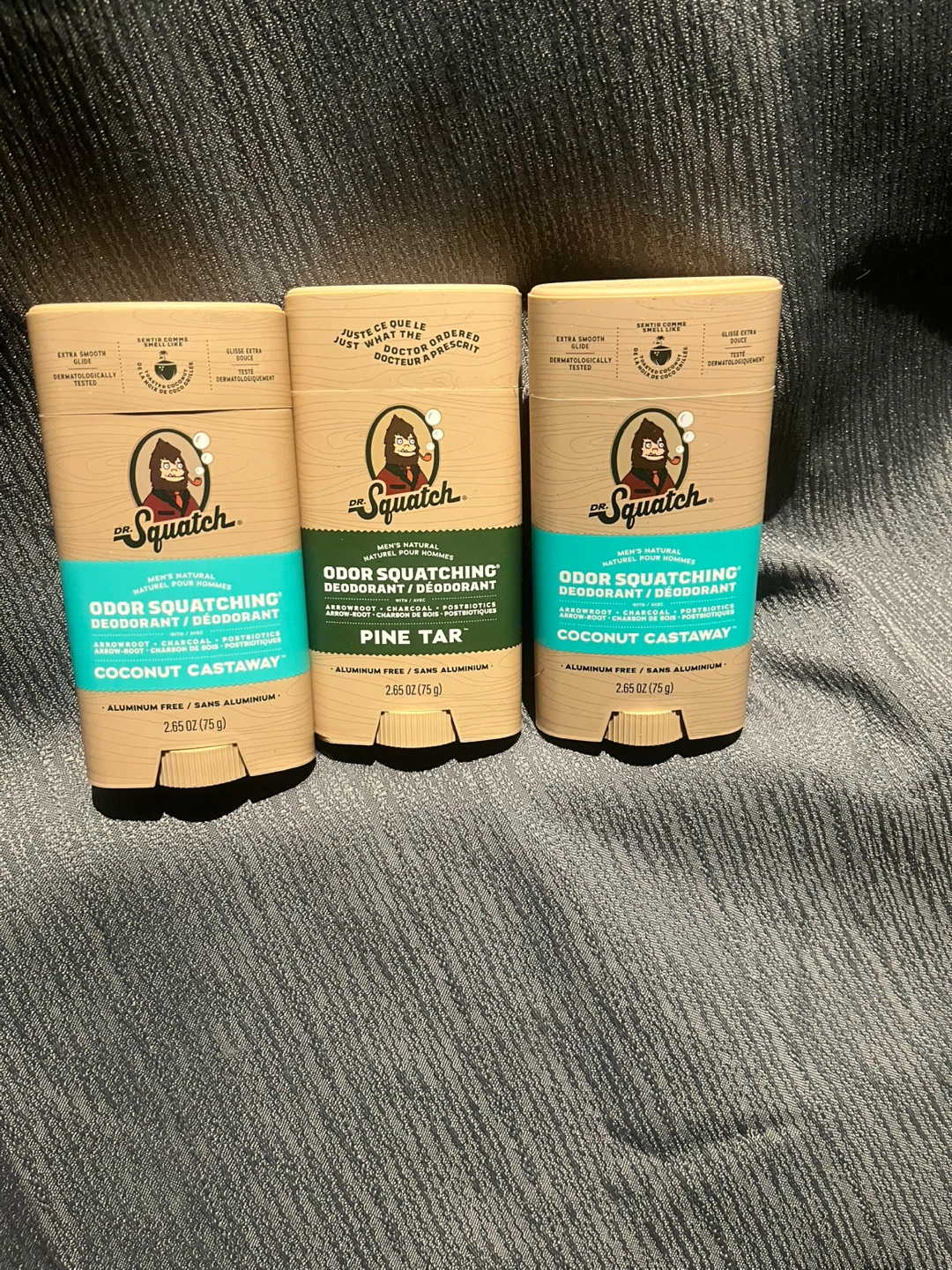 Dr. Squatch Odor Deodorant -3 Pack)