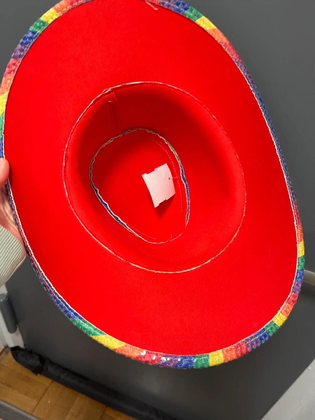Rainbow Sequin Cowboy Hat - photo 2
