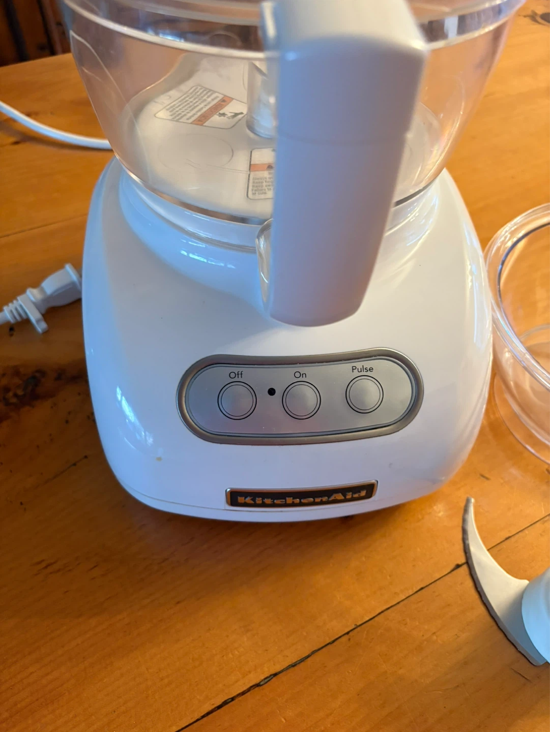KitchenAid Food Processor White - photo 3