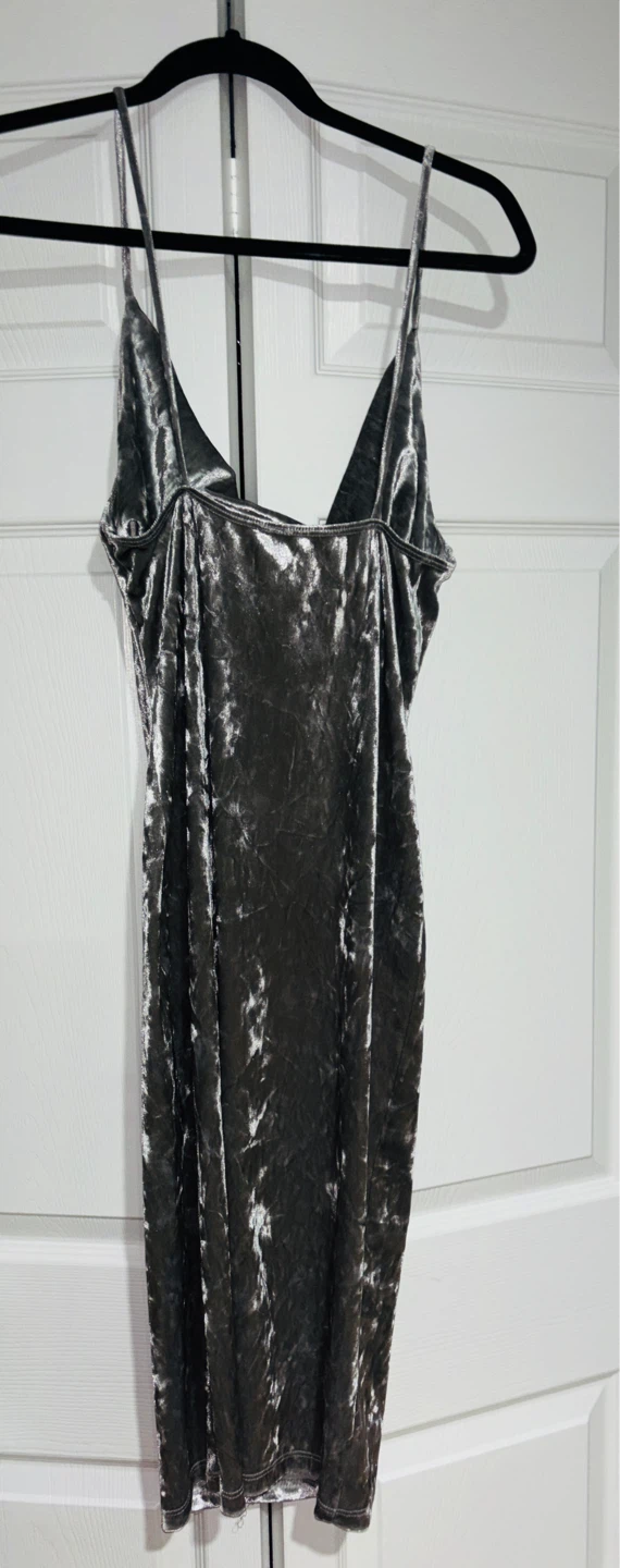 Room Service Velvet Slip Dress - photo 4