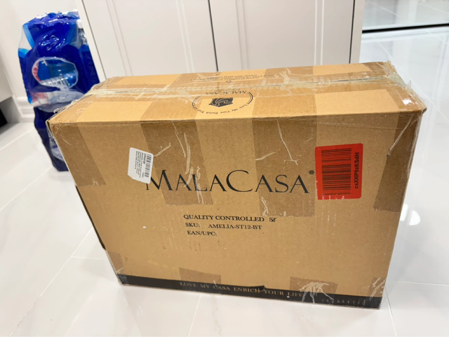 Malacasa Amelia Porcelain Dinnerware Set - Ivory White Black Rim - photo 5