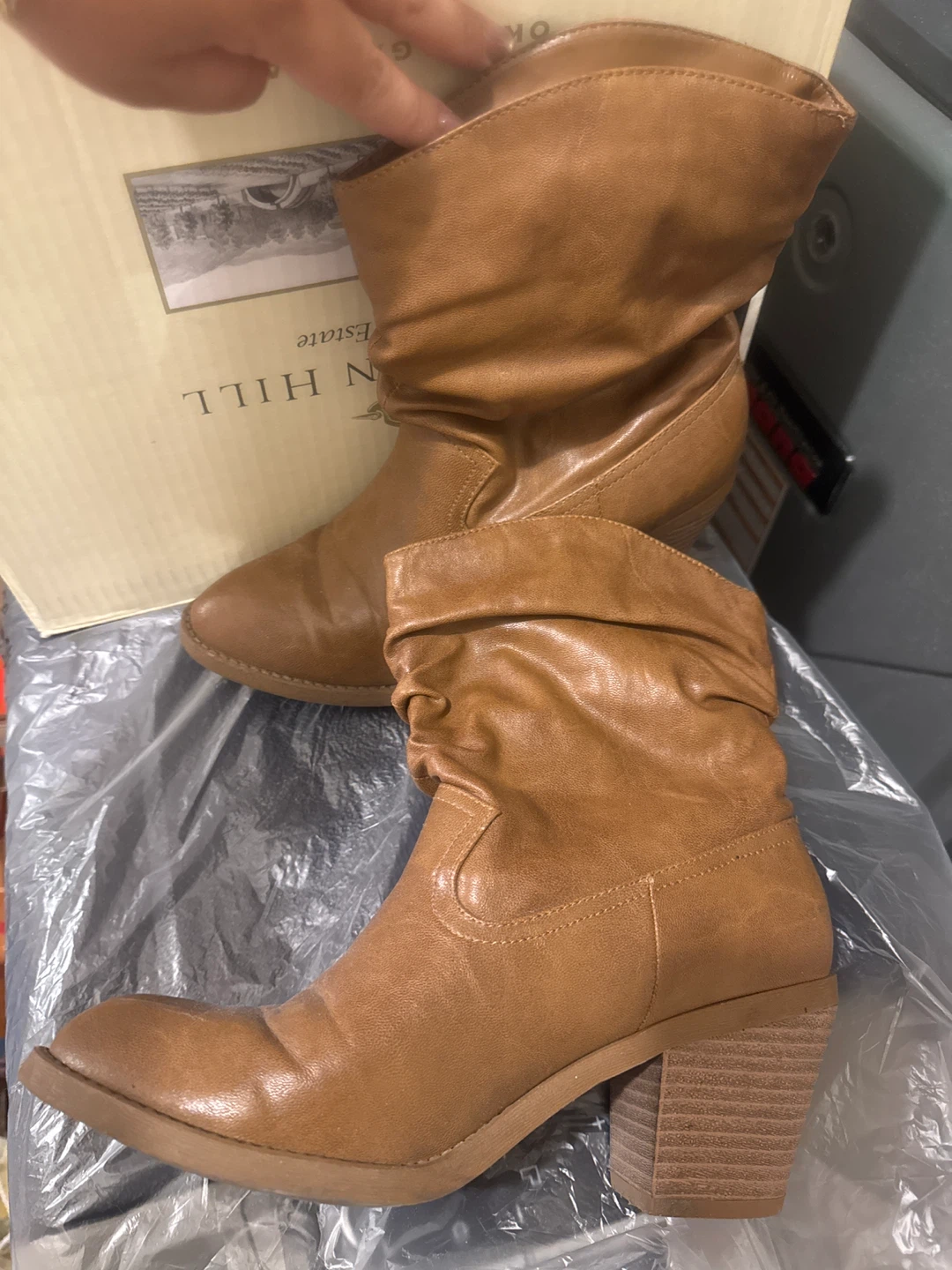 Brown Slouch Ankle Boots - photo 2