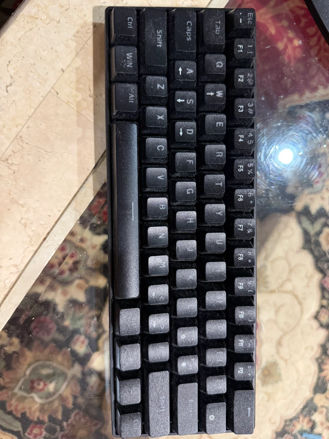 Black Compact Mechanical Keyboard