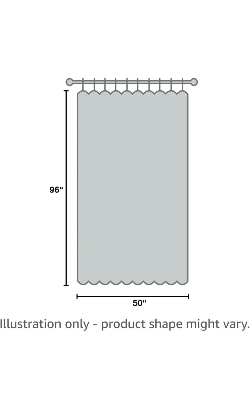 Sage Green Solid Faux Linen Room Darkening Curtains (50" x 96") - photo 4