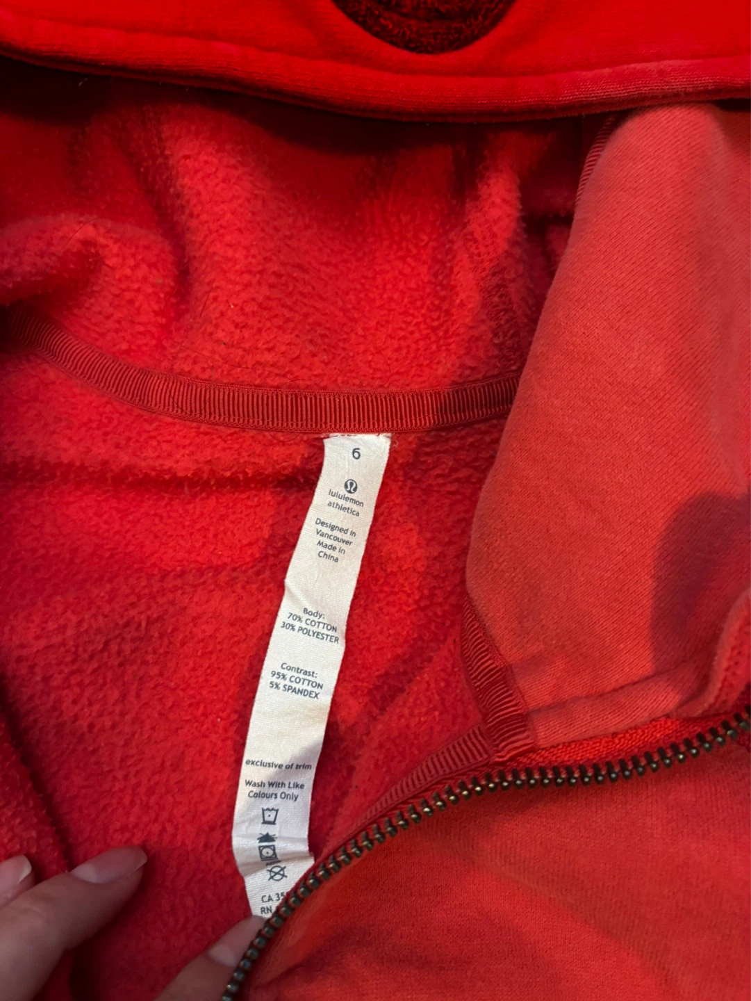 Lululemon athletica Scuba Hoodie - Size 6 - photo 3