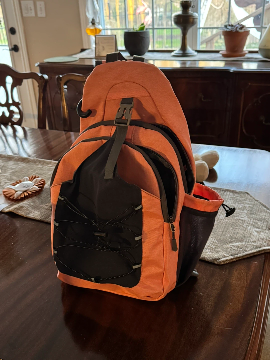 LUOKE Pickleball Bag Crossbody Sling Bag - Orange