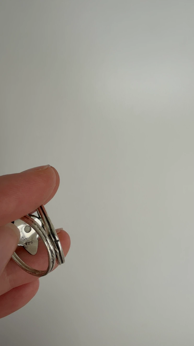 Larimar 925 Sterling Silver Ring - photo 3