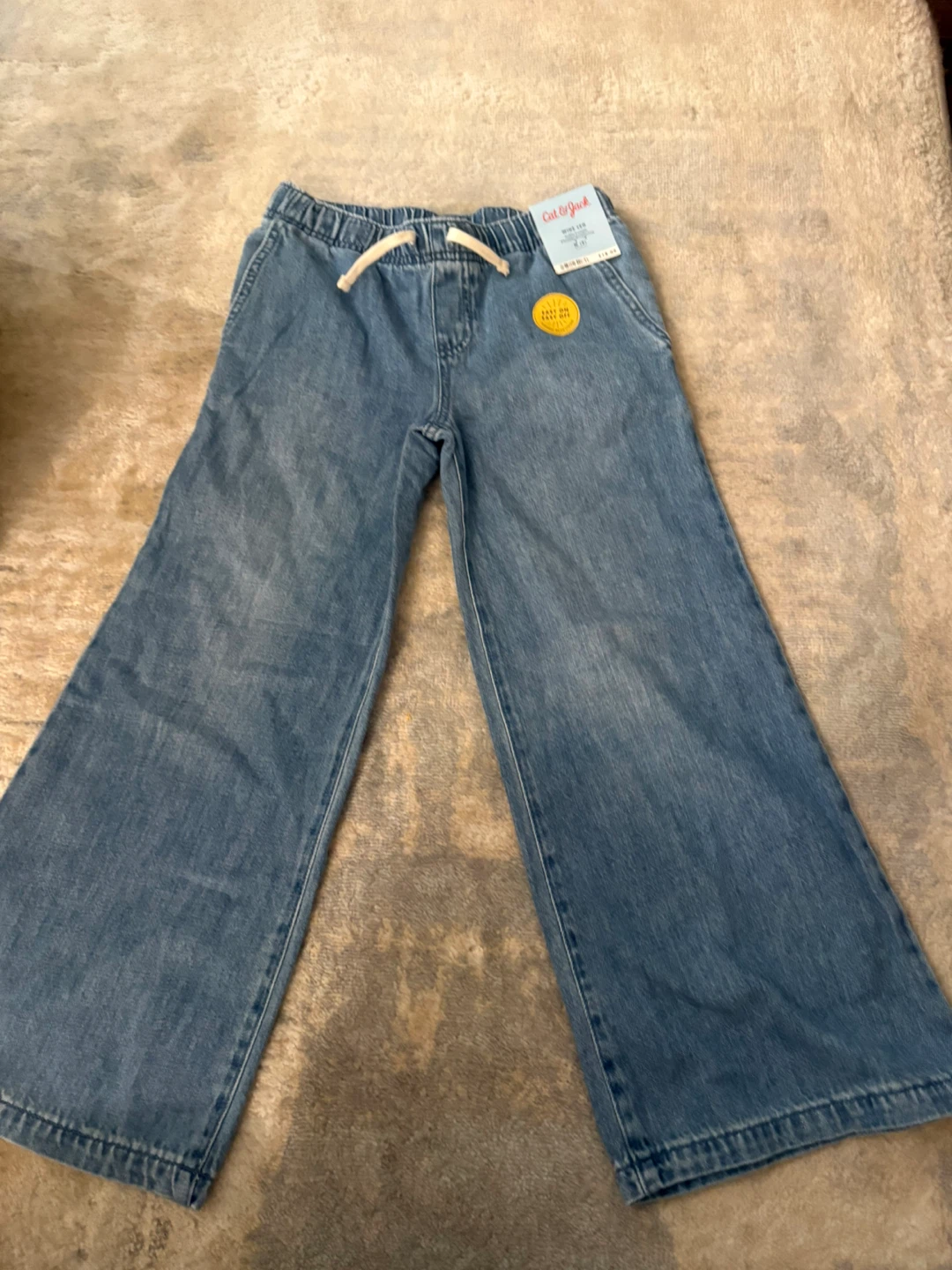 Cat & Jack Wide Leg Jeans - Size M (8) - photo 2