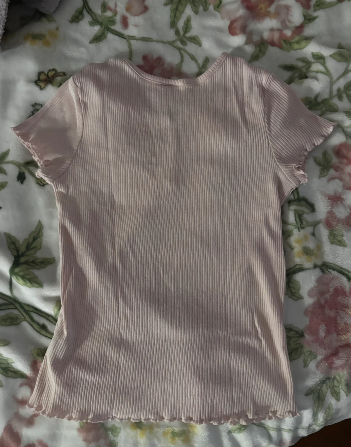 Light Pink Ribbed Top - photo 2