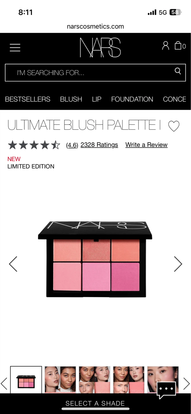 NARS ULTIMATE BLUSH PALETTE I - photo 4
