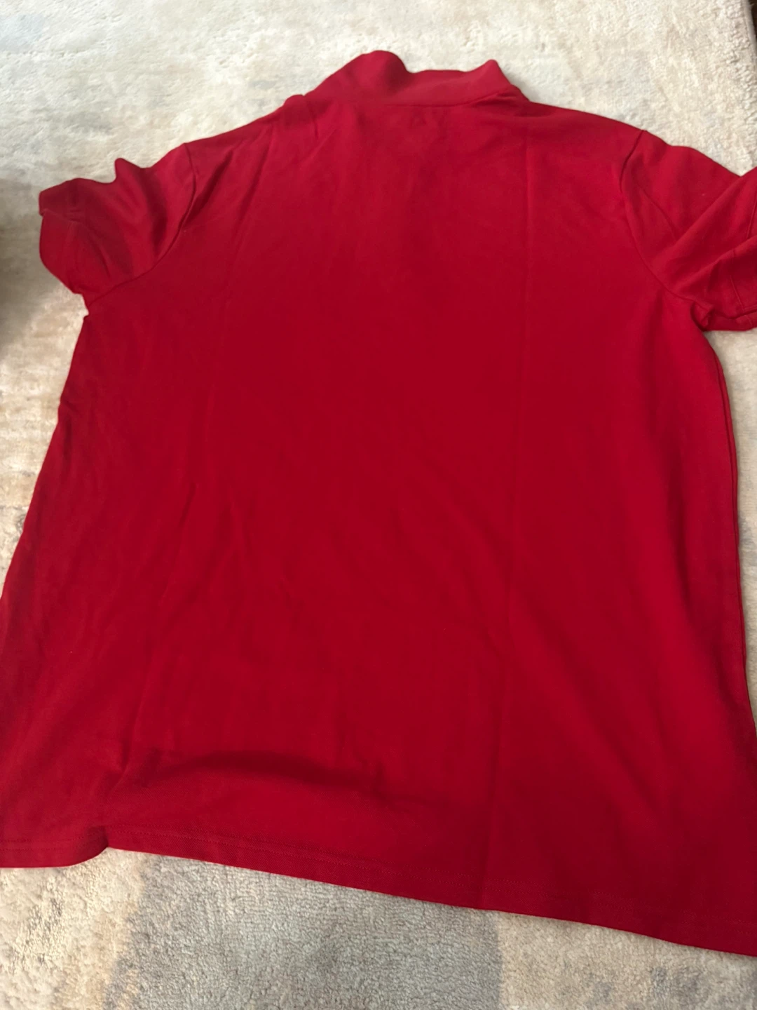 Goodfellow & Co Red Short Sleeve Polo Shirt XL