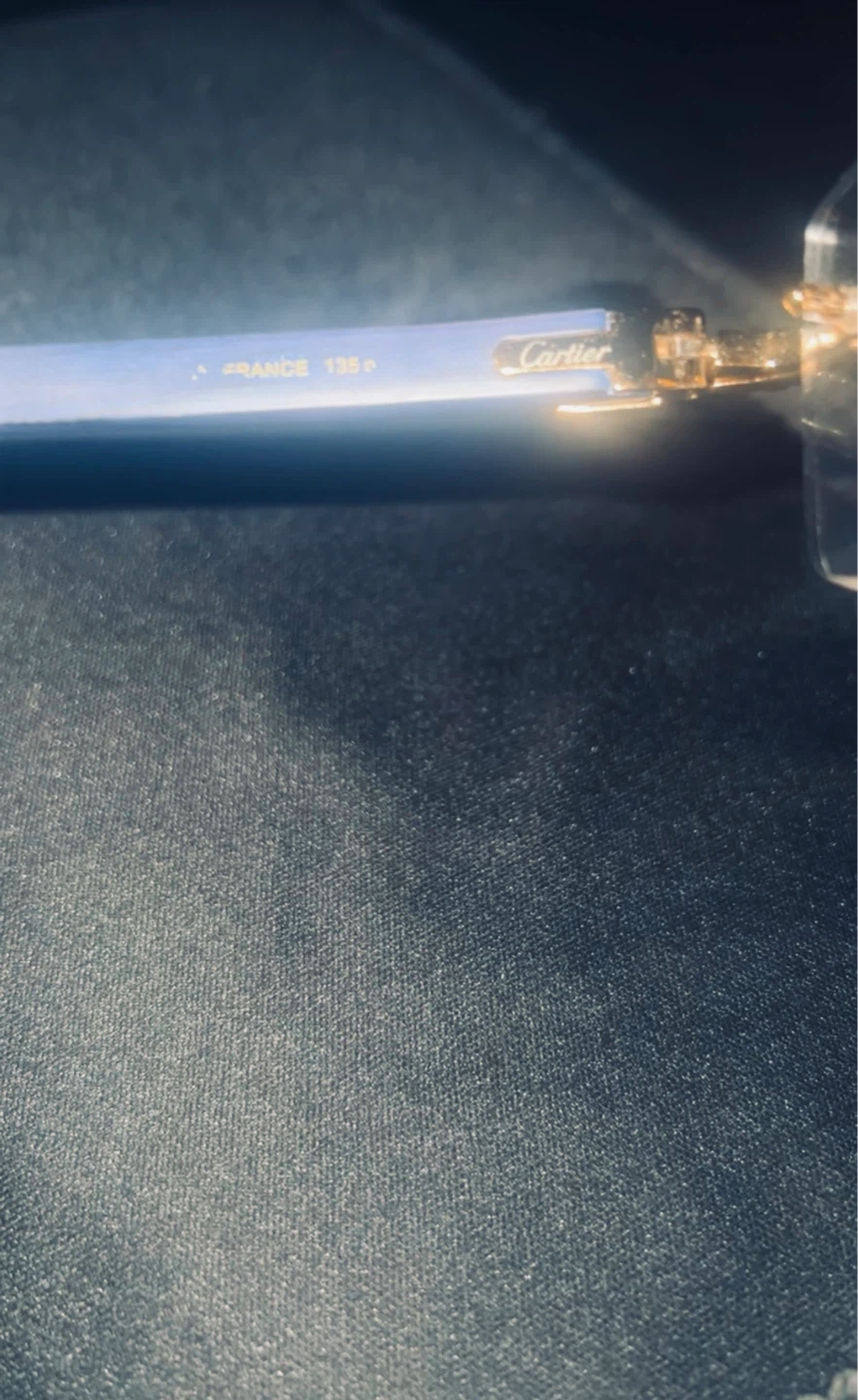 Cartier Rimless Eyeglasses with Rhinestones - photo 4
