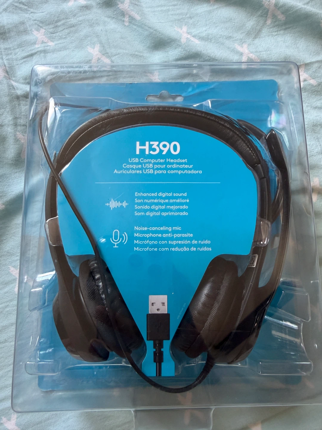 Logitech H390 USB Headset New