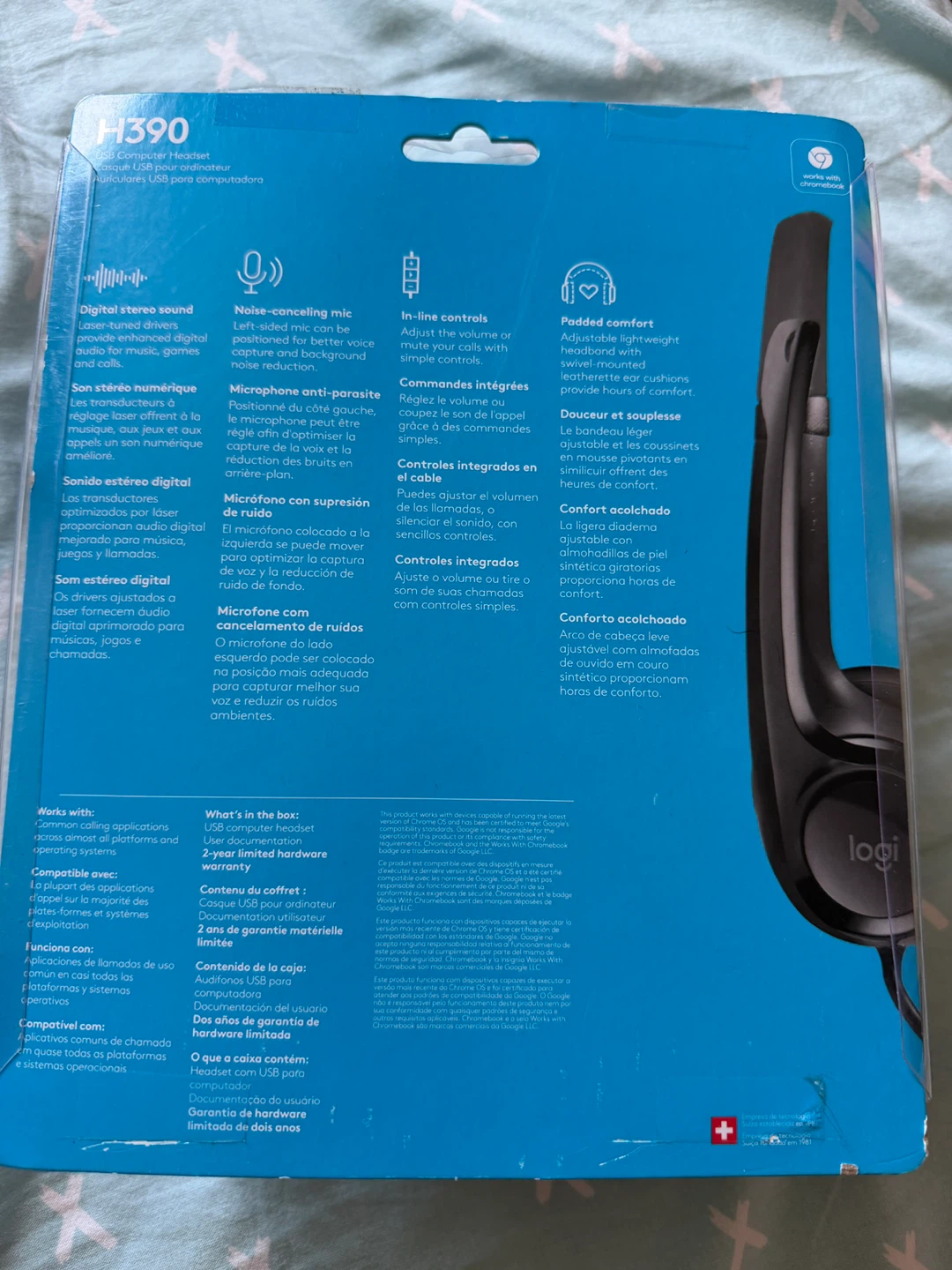 Logitech H390 USB Headset New - photo 2