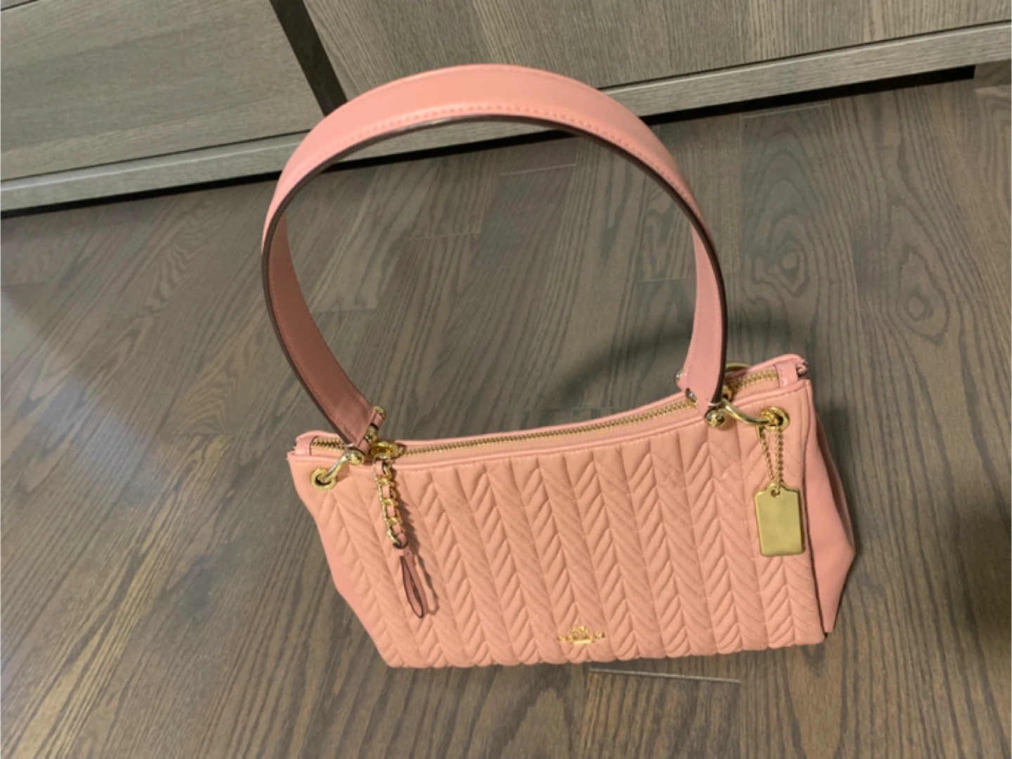 Coach Quilted Shoulder Bag