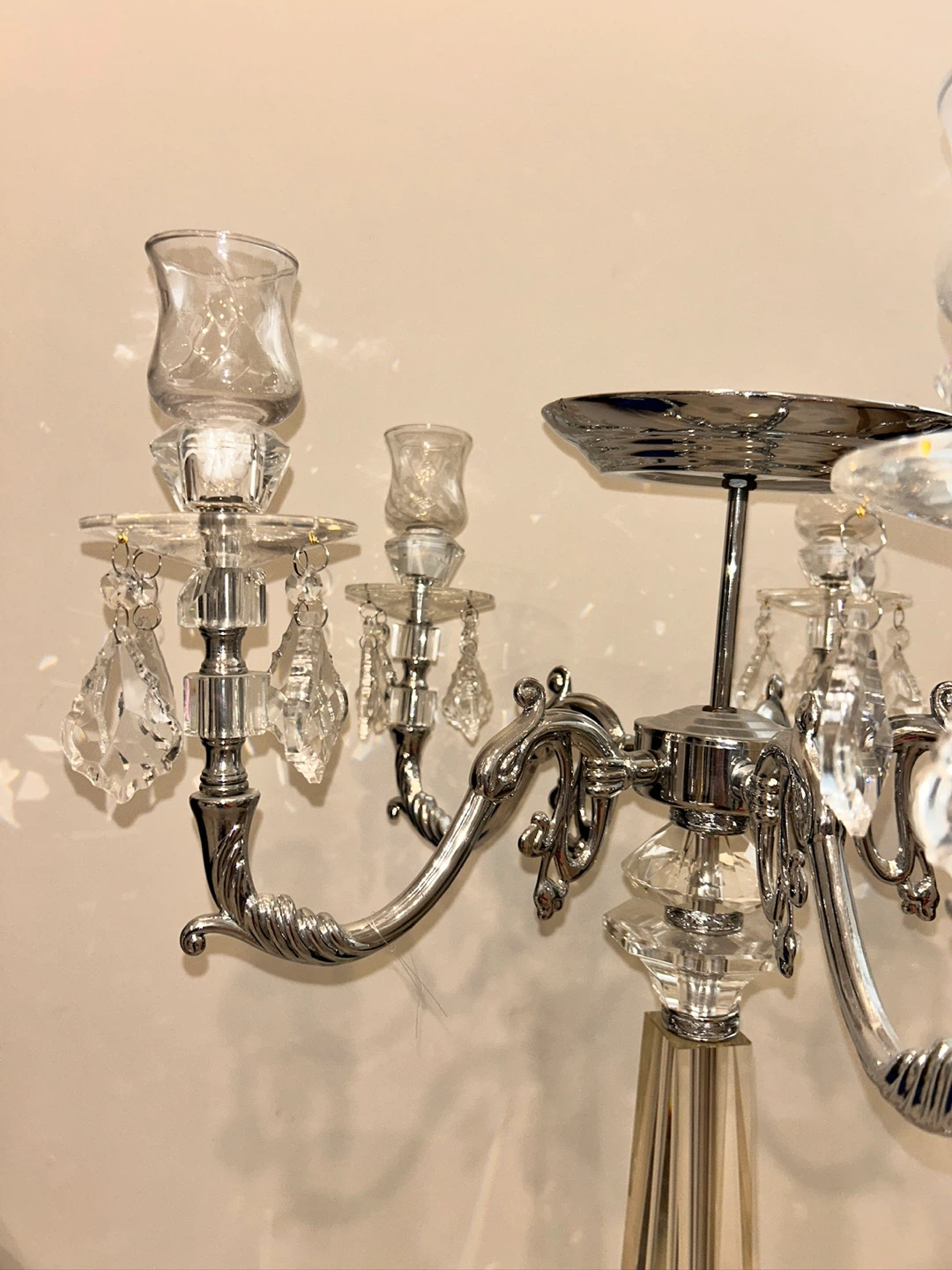 Crystal Candelabra silver - photo 2