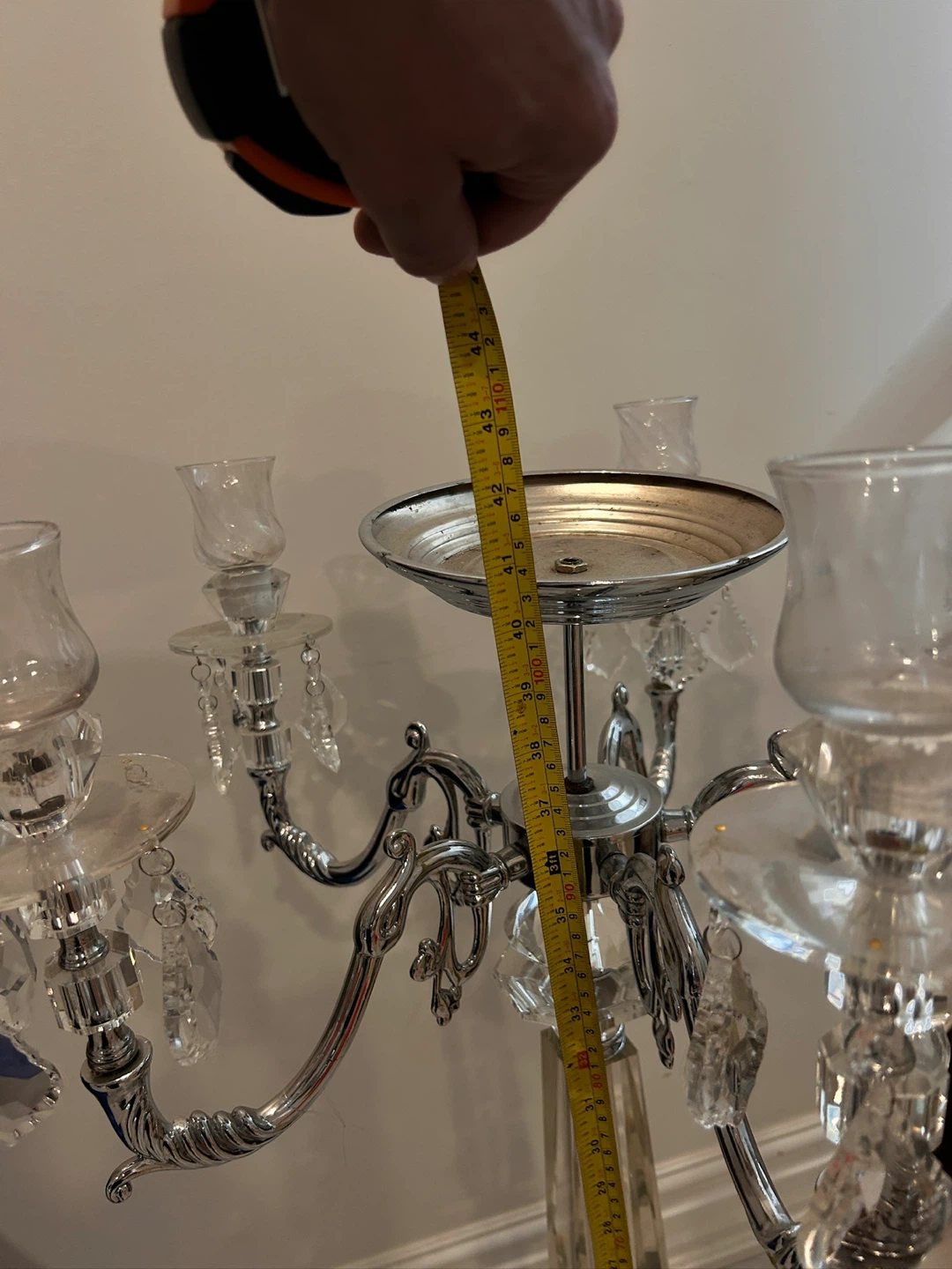 Crystal Candelabra silver - photo 3