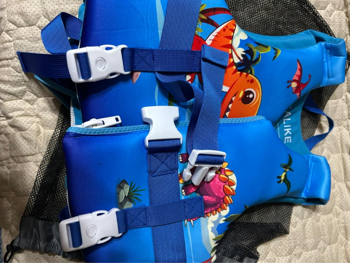New Large Size REALIK E Kids Dinosaur Life Jacket Vest - photo 4