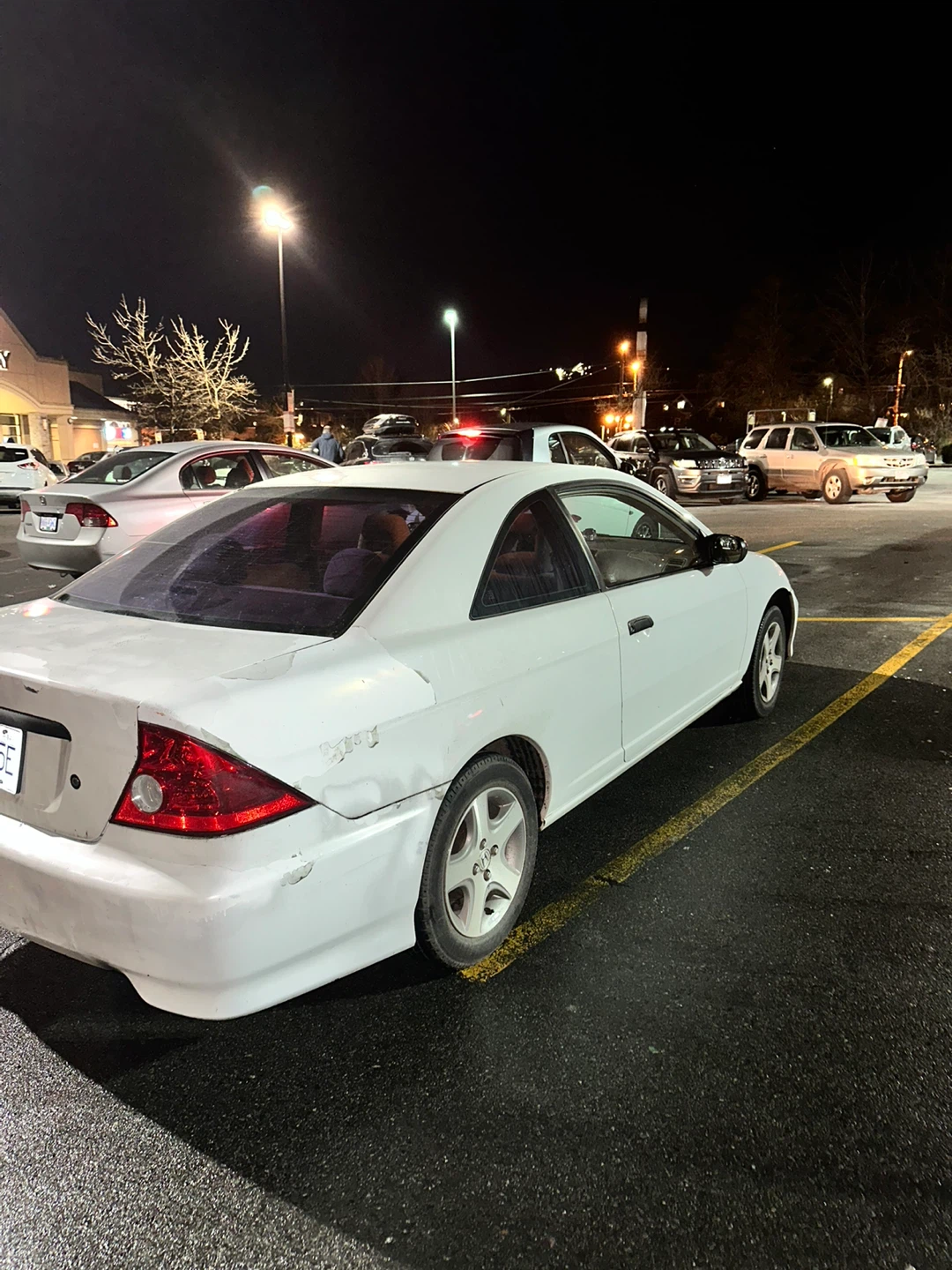 White Honda Civic Coupe 2004 - photo 3