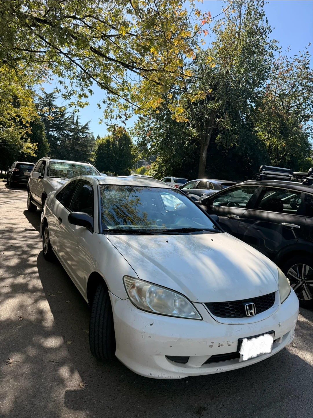 White Honda Civic Coupe 2004 - photo 4