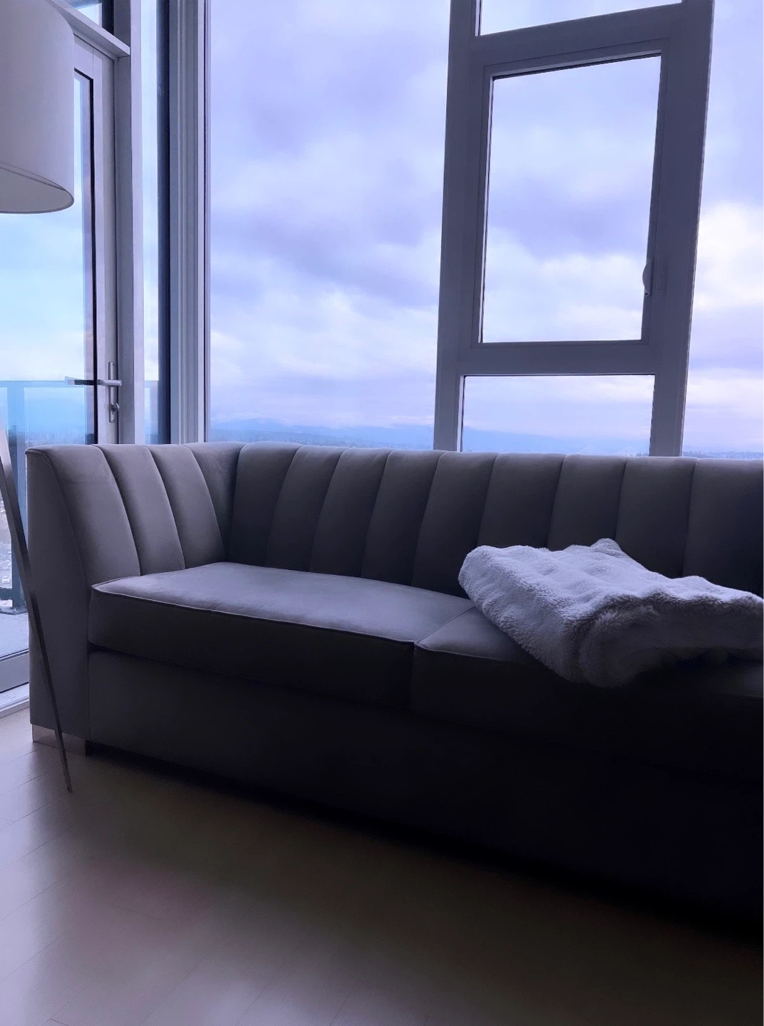 $70 Gray Large Sofa - photo 3