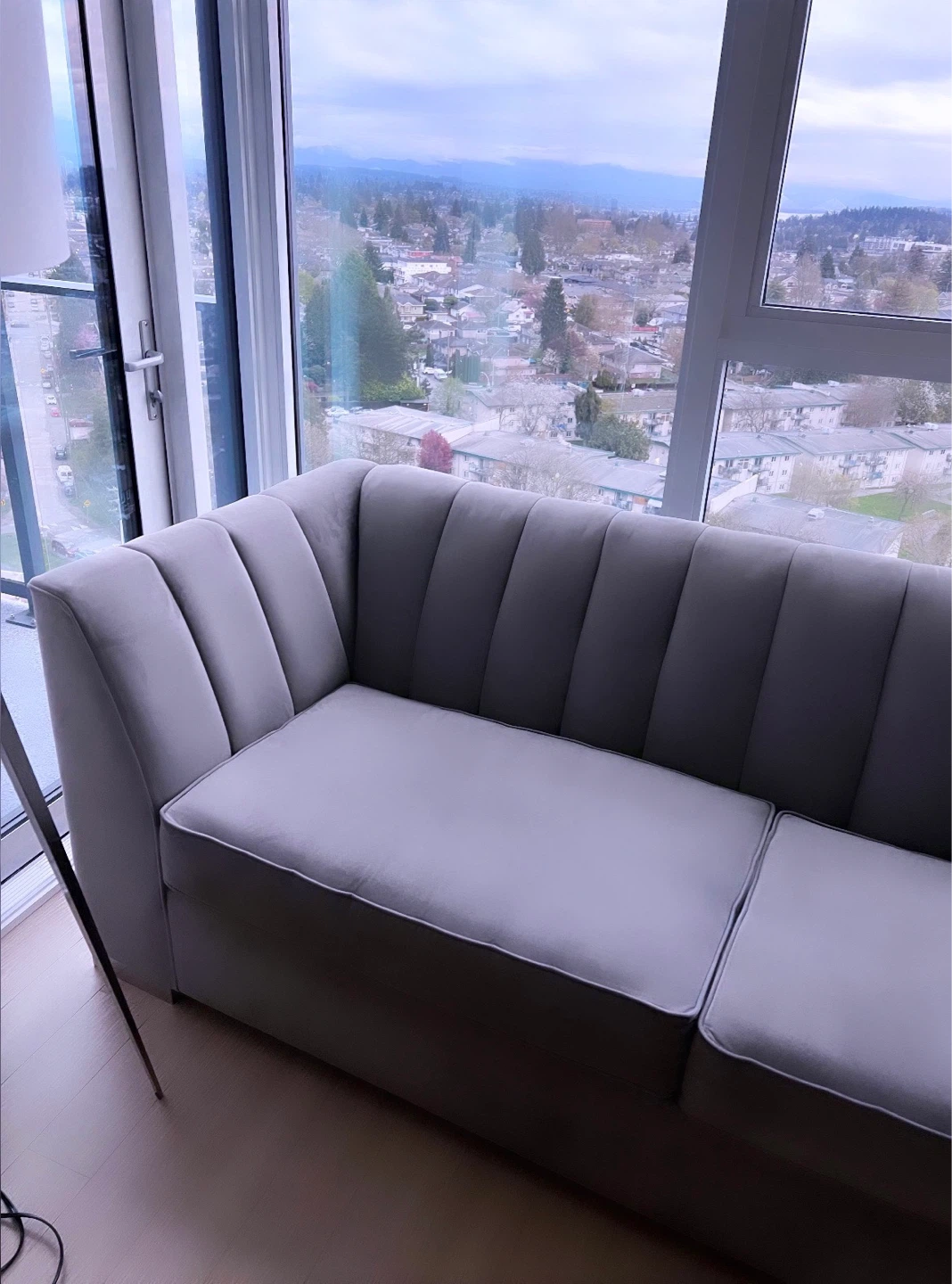 $70 Gray Large Sofa - photo 5