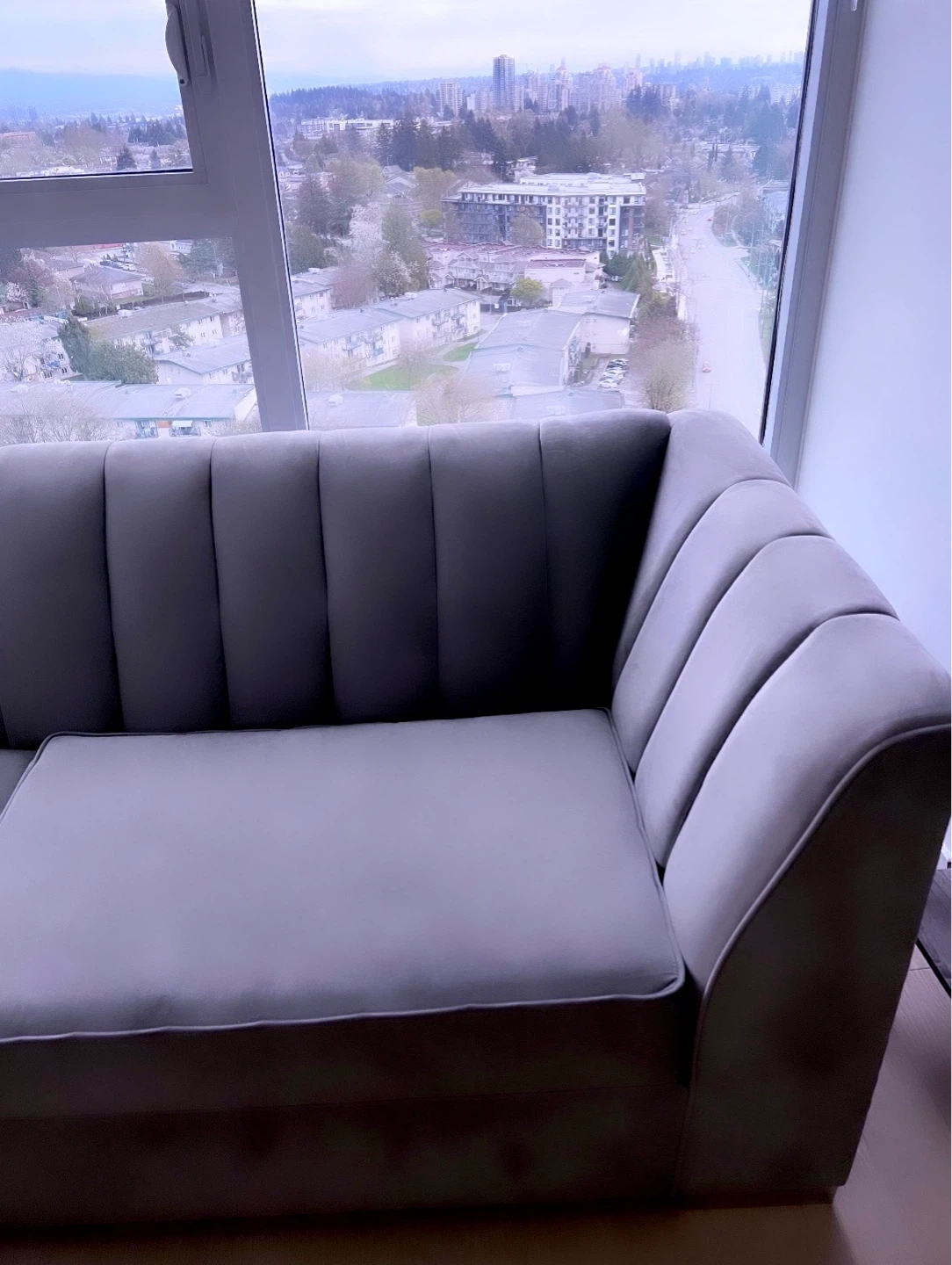 $70 Gray Large Sofa - photo 4