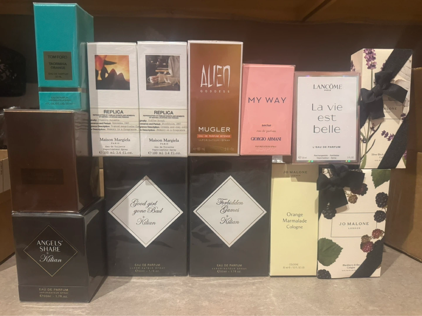 Collection of Luxury Perfumes