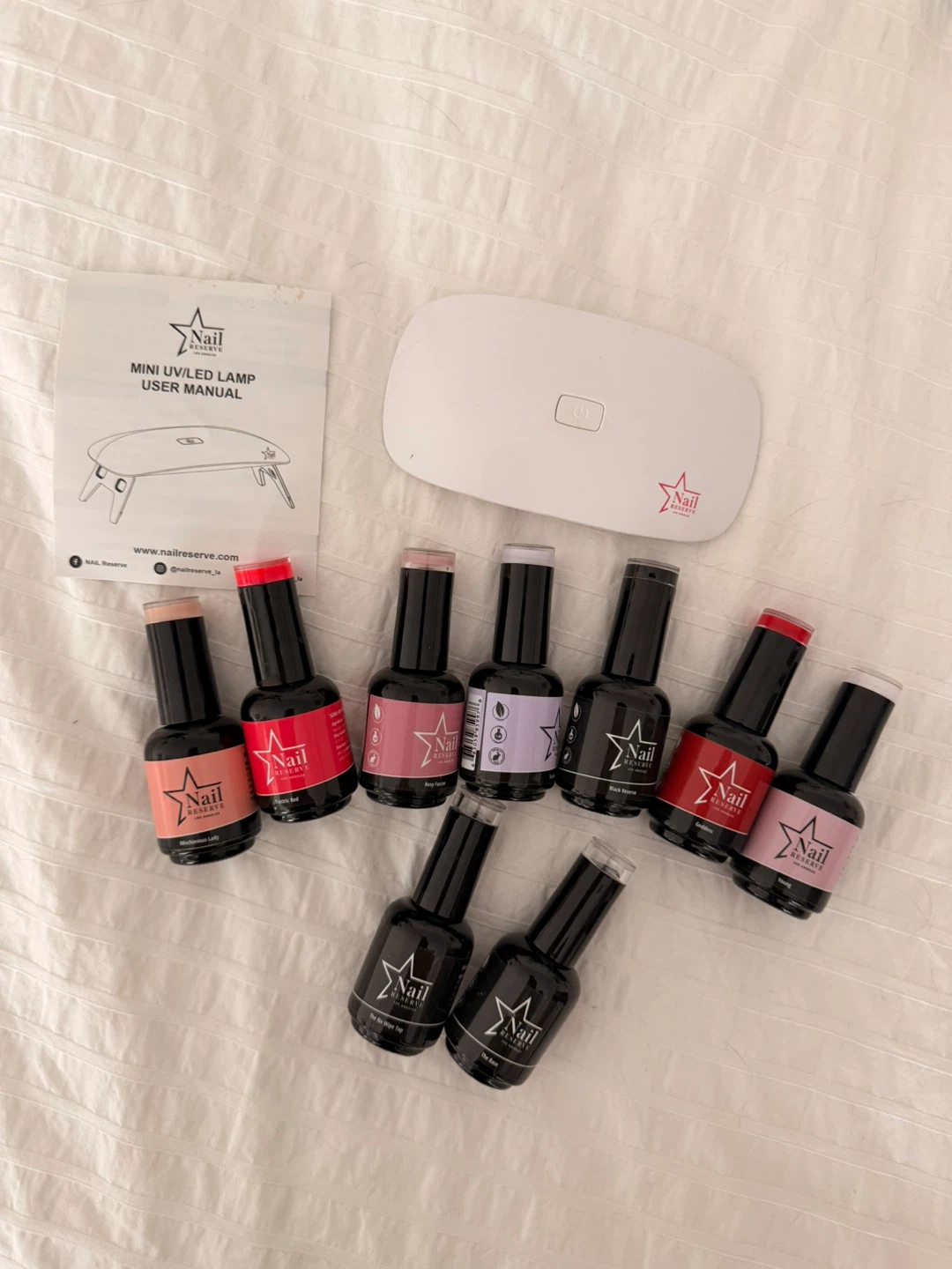 🌱Nail Reserve Gel Polish Kit with Mini UV Lamp - photo 4