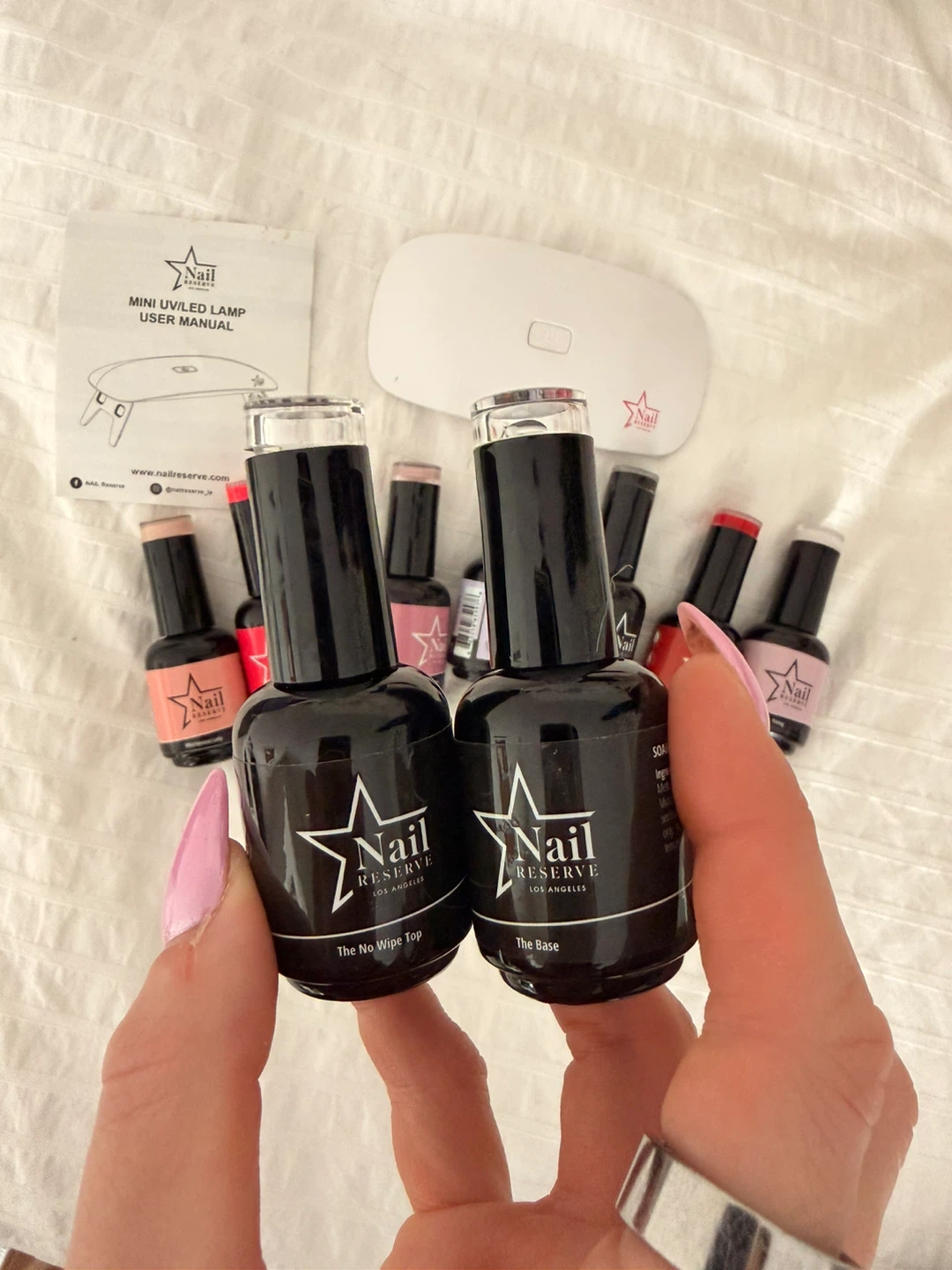 🌱Nail Reserve Gel Polish Kit with Mini UV Lamp - photo 3
